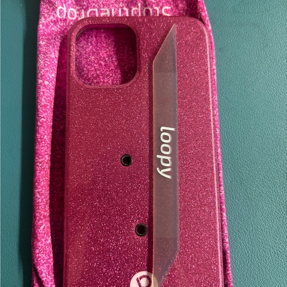 Loopy Case Sparkle Pink Phone Case iPhone 12